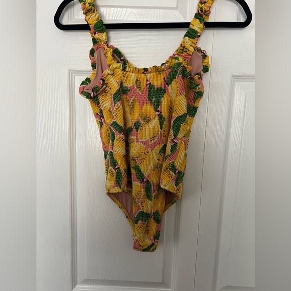NWT - Farm Rio - Fresh Lemons Bodysuit - Picture 2 of 4